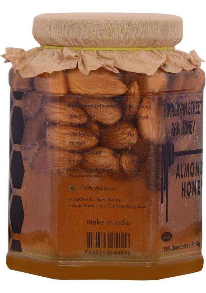 Himalayan Street Raw Honey 100% Natural Unprocessed Acacia Almond & Comb 500 Gm X 2 Pack. (1 Kg) - Indya