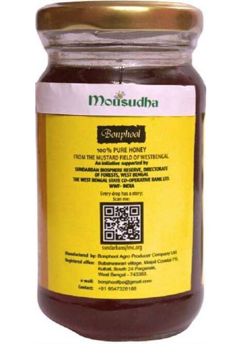 Bonphool Mustard Honey For Immunity 100% Pure & Natural, Rich In Antioxidants Minerals (250 G) - Indya