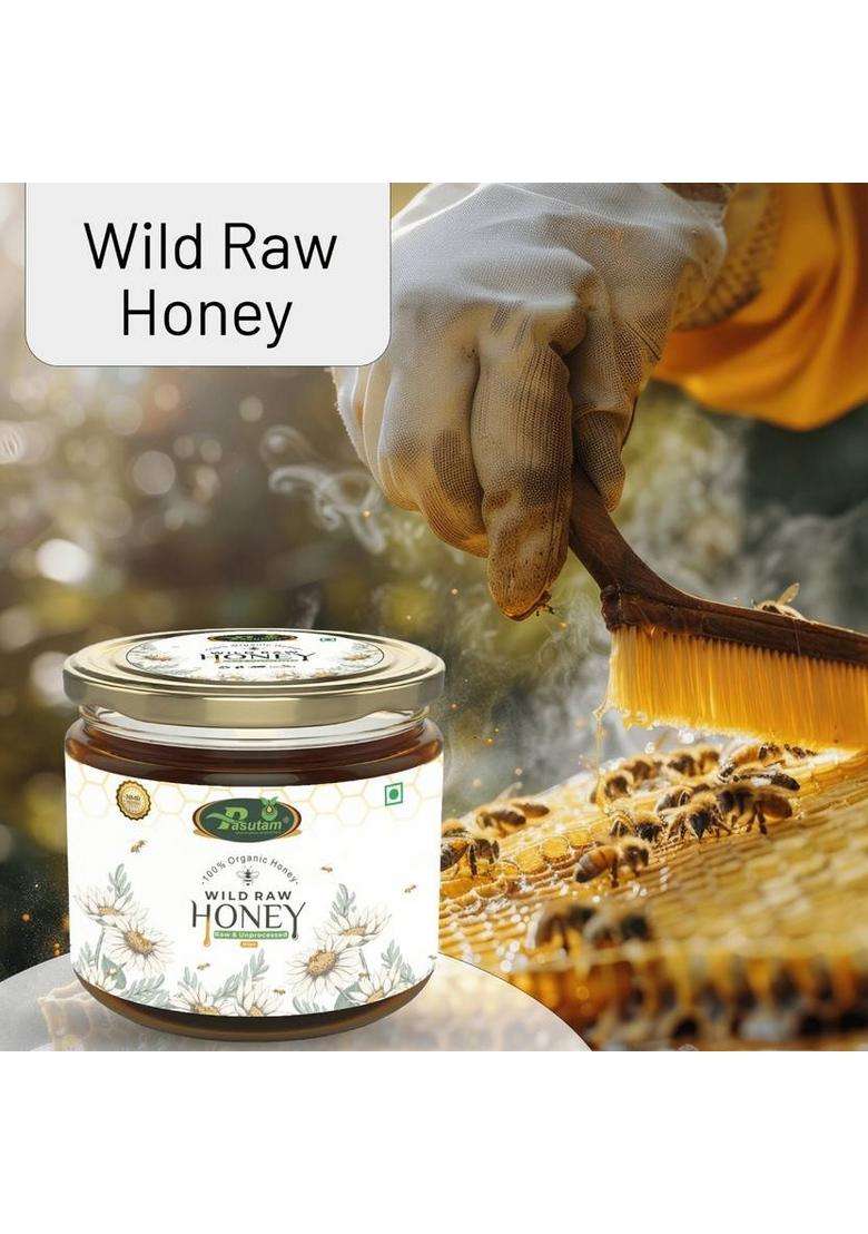 Pasutam Honey Pure Raw Organic | 250Gm Honey| Natural Farm (250 G) - Indya