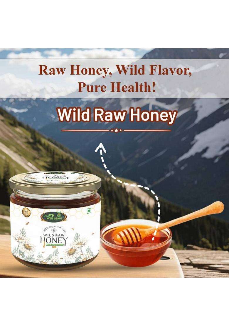 Pasutam Honey Pure Raw Organic | 250Gm Honey| Natural Farm (250 G) - Indya