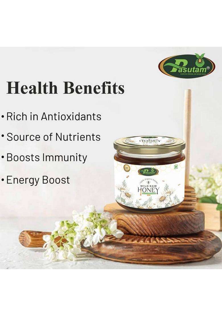 Pasutam Honey Pure Raw Organic | 250Gm Honey| Natural Farm (250 G) - Indya