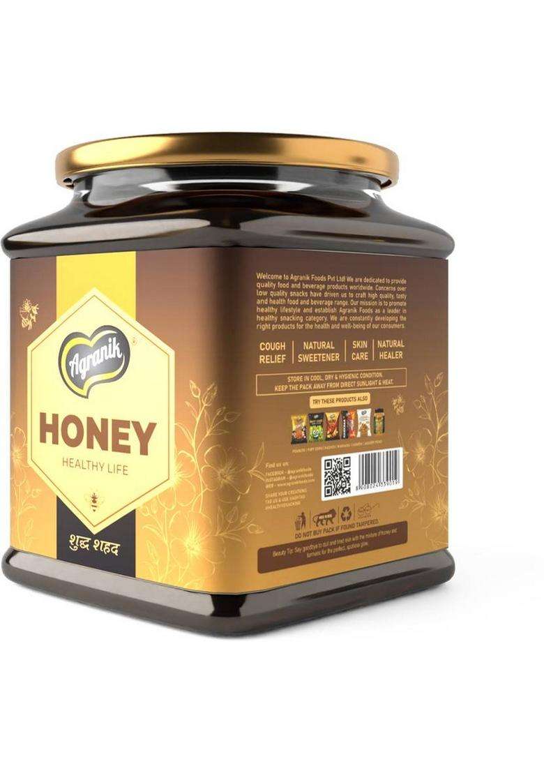 Agranik Pure Natural Honey (500 G) - Indya