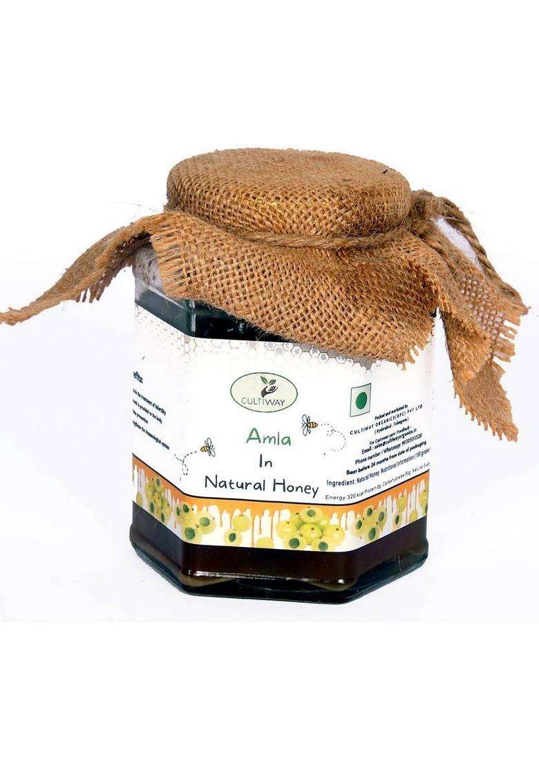 Cultiway Organics Mother Hand Made Herbal Organic Amla Murabba (500 G) - Indya