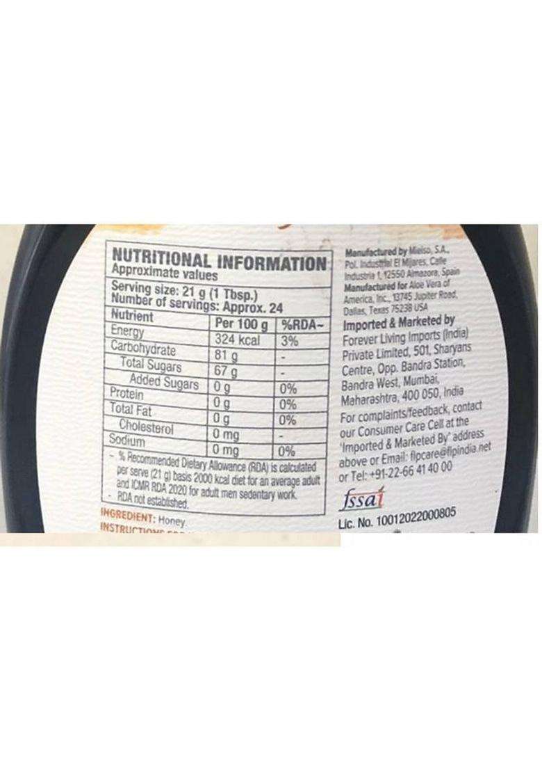 Forever Living Bee Honey 100% (Natural Honey) (500 G) - Indya