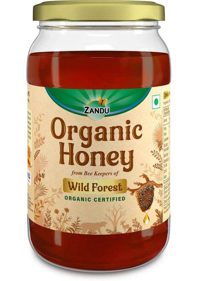 Zandu Organic Wild Forest Honey I Npop Certified (500 G) - Indya