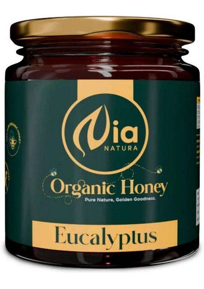 Nia Natura 100% Pure Organic Honey 250G | Unprocessed, Raw, Without Sugar Eucalyptus (250 G) - Indya