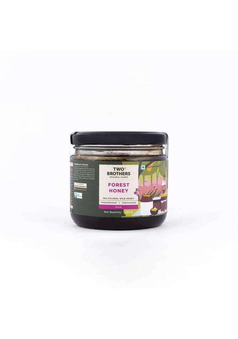 Two Brothers Organic Farms Forest Honey, Multifloral (350 G) - Indya