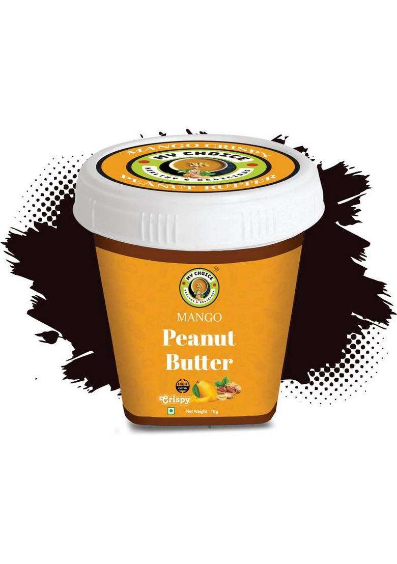 My Choice Healthy & Delicious Mango Peanut Butter Crispy (1 Kg) - Indya