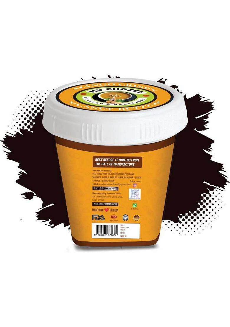 My Choice Healthy & Delicious Mango Peanut Butter Crispy (1 Kg) - Indya