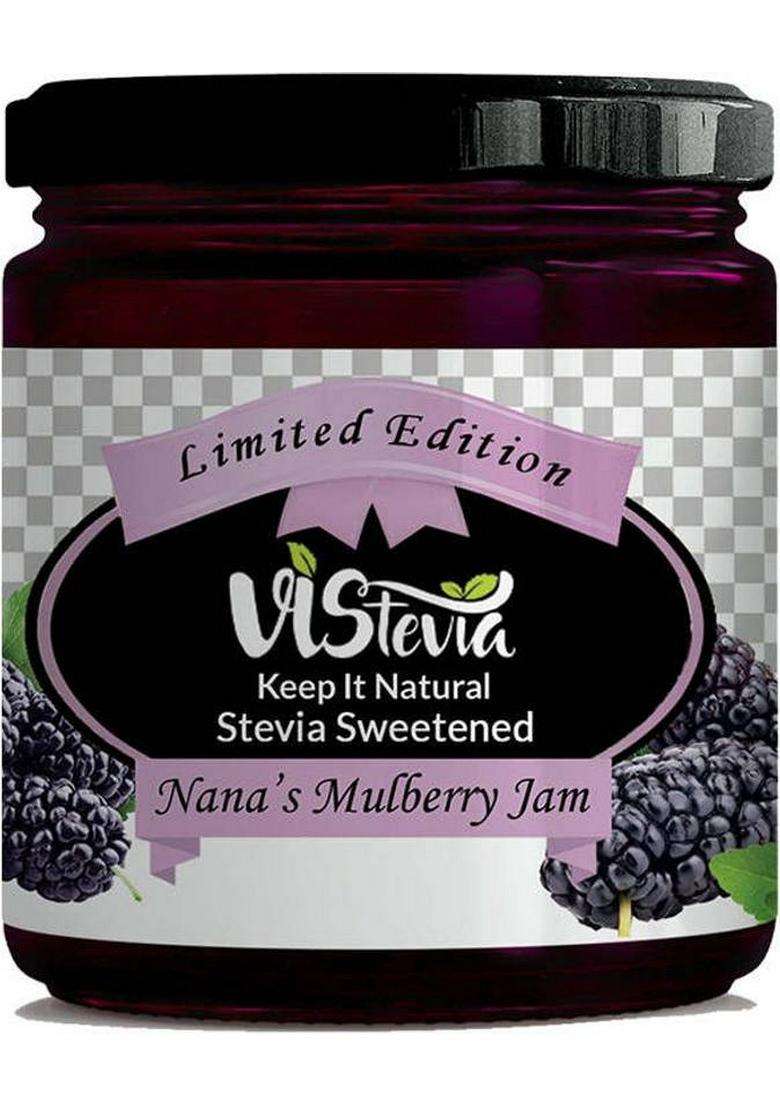 Vistevia Sugar Free Combo Of Orange & Mulberry Jam- Pack 2 (220G X 2) (440 G, - Indya