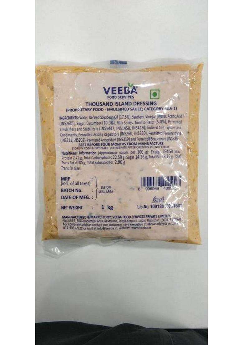 Veeba Thousand Island Dressing Sauce & Dip (1 Kg) - Indya
