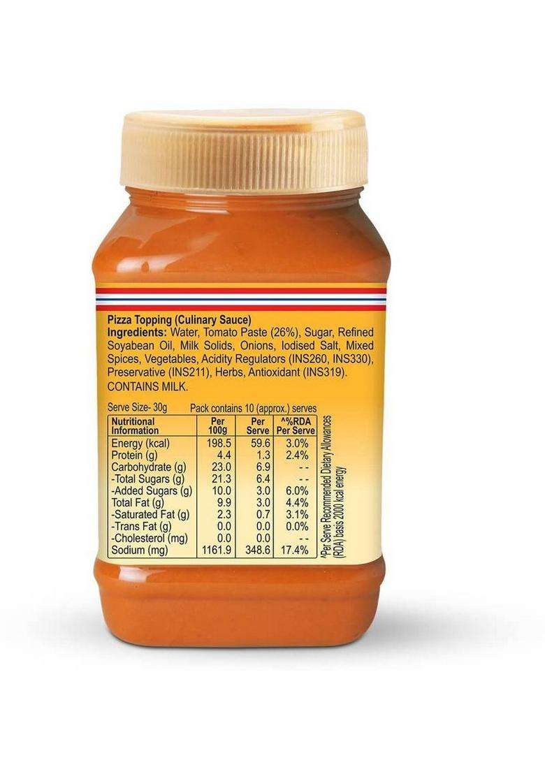 Fun Food Pizza Topping, 325G Sauce (325 G) - Indya
