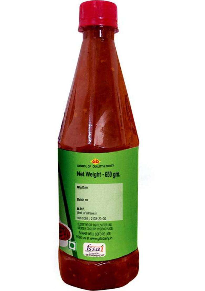 Golden Schezwan Sauce, Spicy, Fresh, Tasty |No Added Color & Flavors| Sauces (650 G) - Indya