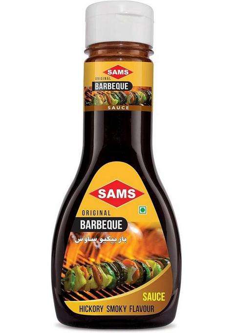 Sams Barbeque Sauce 325G Gourmet Sauces For Adding Taste And Flavour, Veg (325 G)