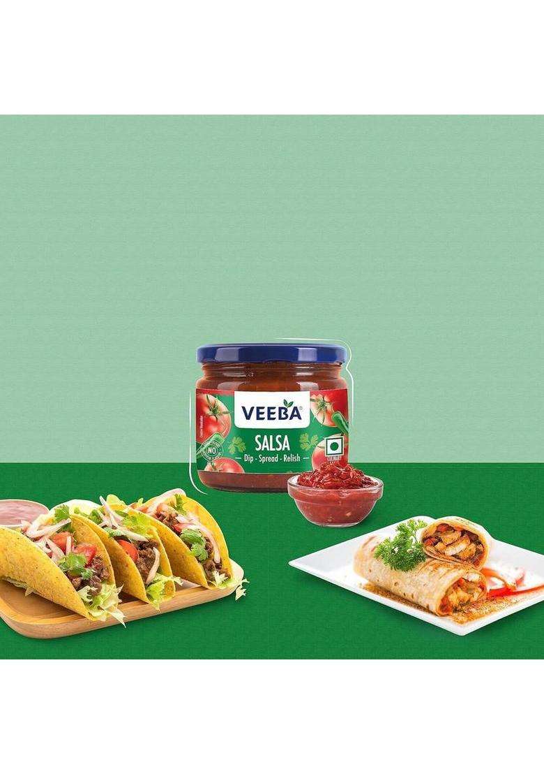 Veeba Salsa Dip 360Grams Pack Of 1 (360 G) - Indya