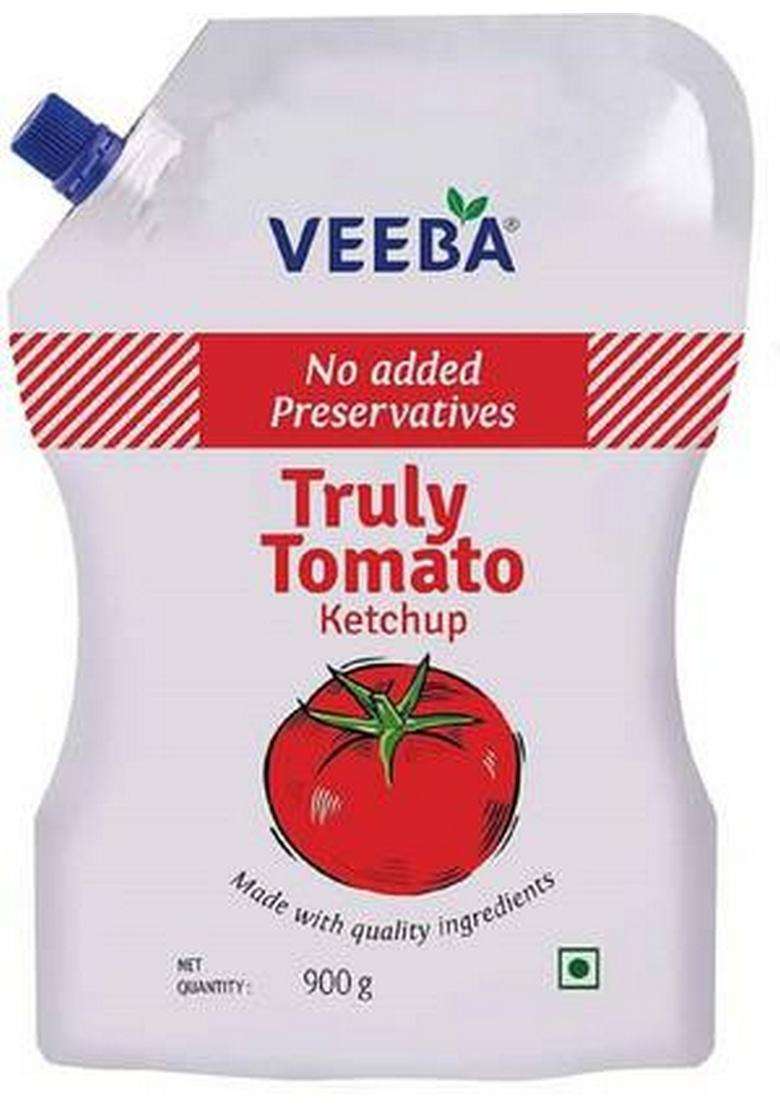 Veeba Truly Tomato Ketchup Sauce (900 G) - Indya