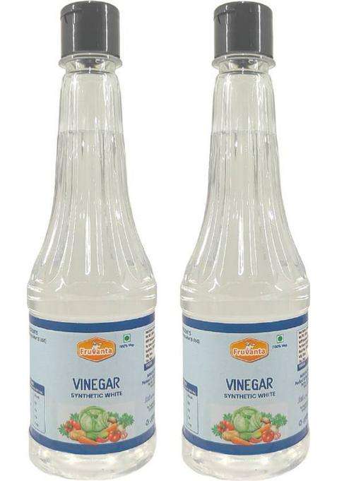 Fruvanta Jain Sauce With No Onion/Garlic Vinegar. (500Gm X 2) (Pack Of Sauces & Ketchup (2 500 G)
