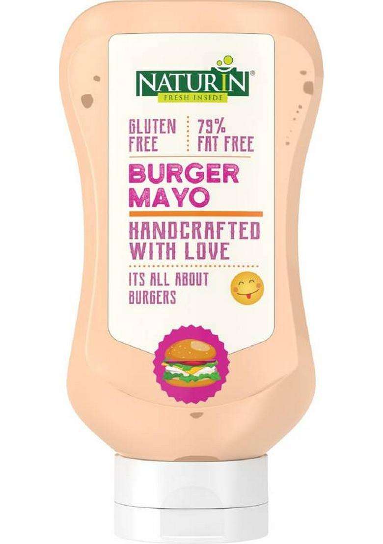 Naturin Burger Mayo| 100% Vegetarian Mayonnaise | Eggless Mayonaise Dip (290 G) - Indya