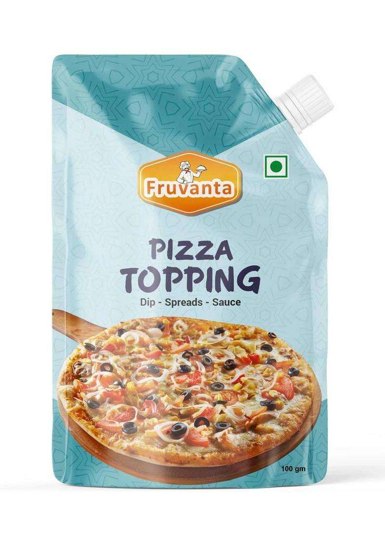 Fruvanta Pizza Topping. (100Gm) (Pack Of 1) Sauce & Dip (100 G) - Indya