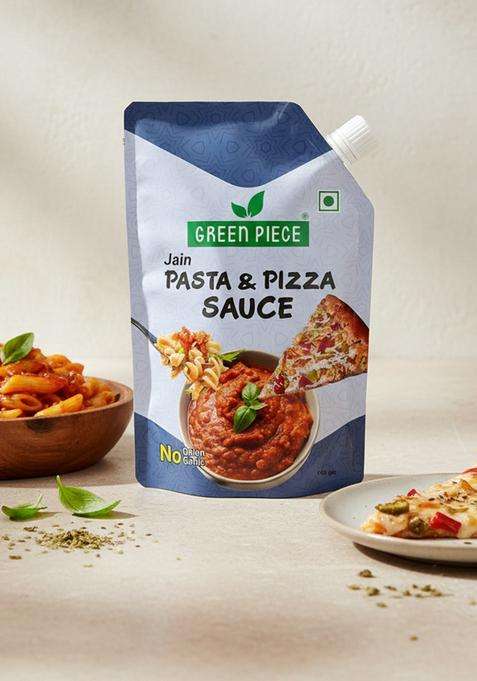 Green Piece Jain Pizza Pasta Sauce (100Gm) & Dip (100 G)