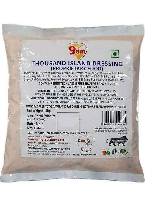 Creamooz By 9Am Thousand Island Dressing Dip (1 Kg)