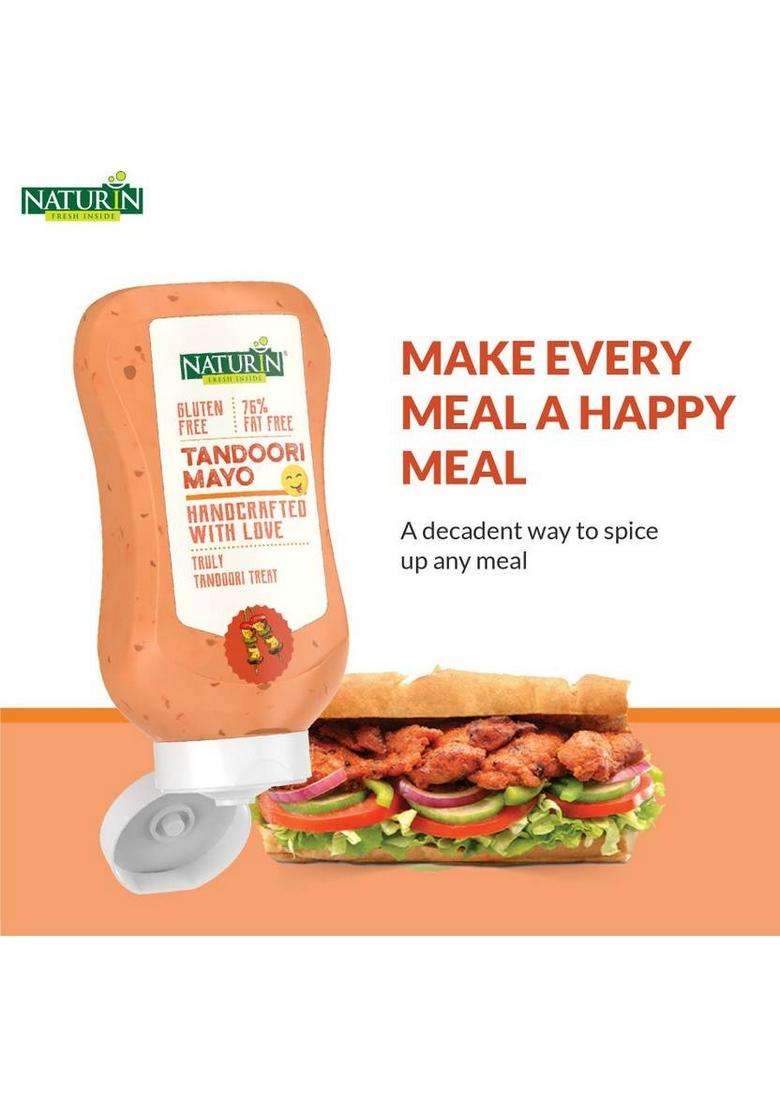 Naturin Pack Of 2 Mint Mayo And Tandoori 290G Sauce & Dip (2 X 290 G) - Indya