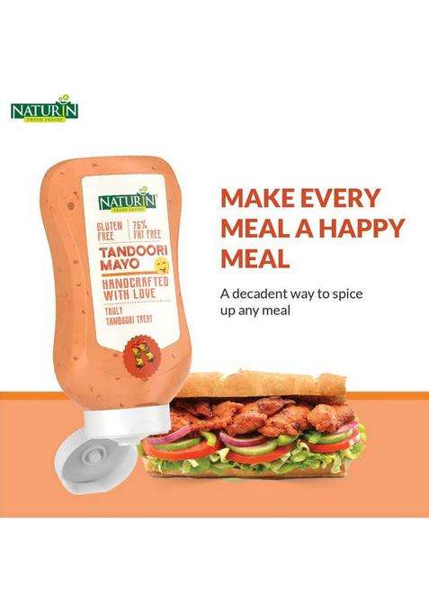 Naturin Pack Of 2 Mint Mayo And Tandoori 290G Sauce & Dip (2 X 290 G)