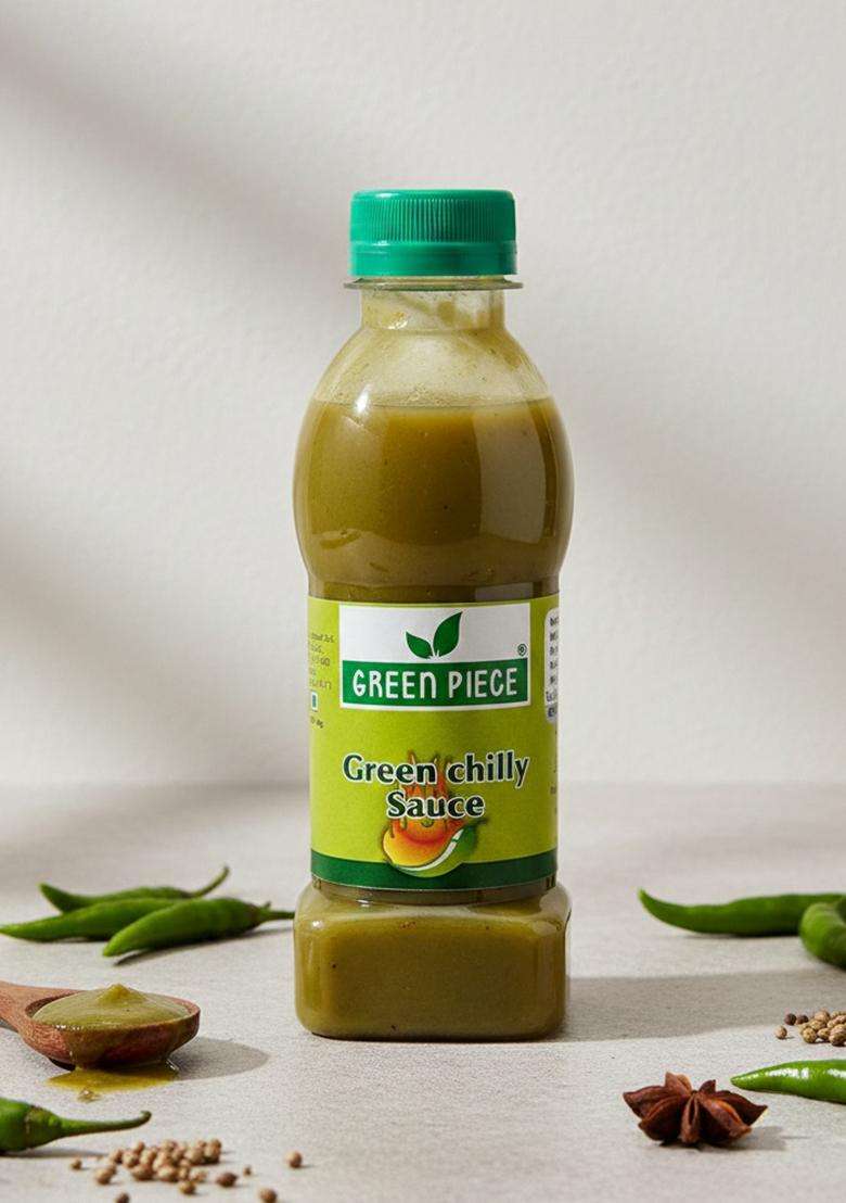 Green Piece Chilli Sauce 200Gm Sauces & Ketchup (200 G) - Indya