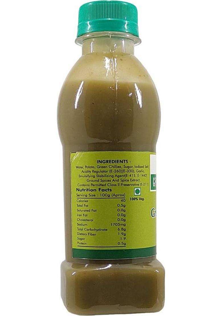 Green Piece Chilli Sauce 200Gm Sauces & Ketchup (200 G) - Indya
