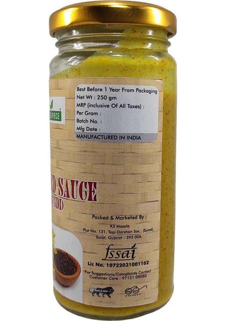 Green Piece Mustard Sauce-Bengali Kasundi Sauce.(250Gm) Sauce & Dip (250 G) - Indya