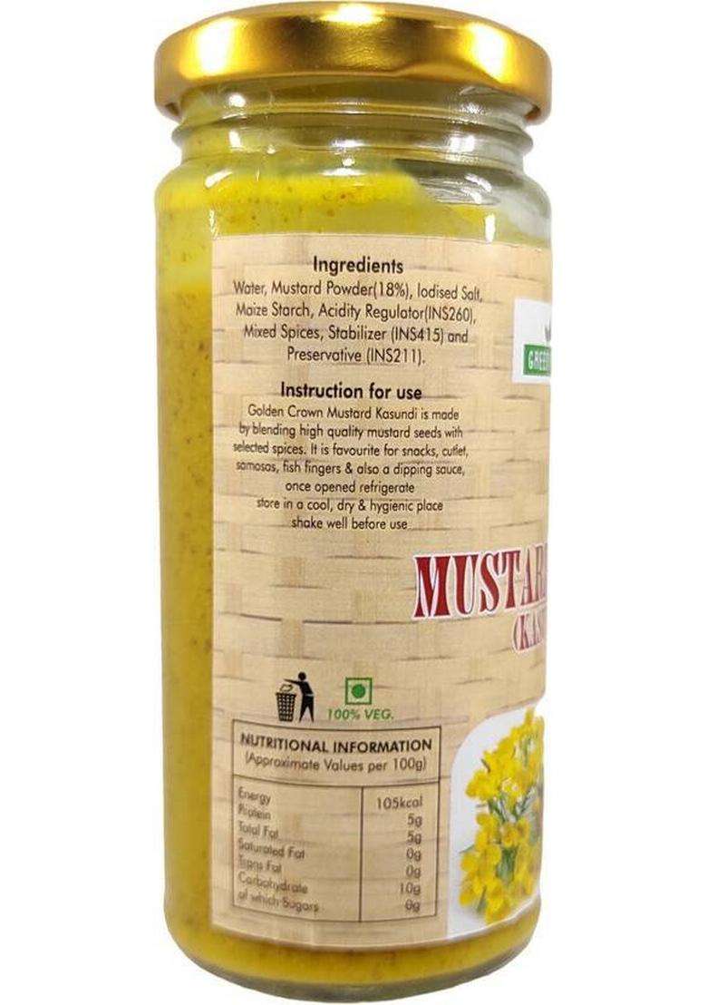 Green Piece Mustard Sauce-Bengali Kasundi Sauce.(250Gm) Sauce & Dip (250 G) - Indya