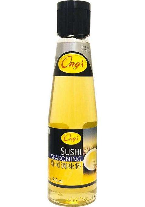 Ong'S Sushi Seasoning 210 Ml Ready To Use Sweet, Tangy And Savoury Sauce (210 Ml)