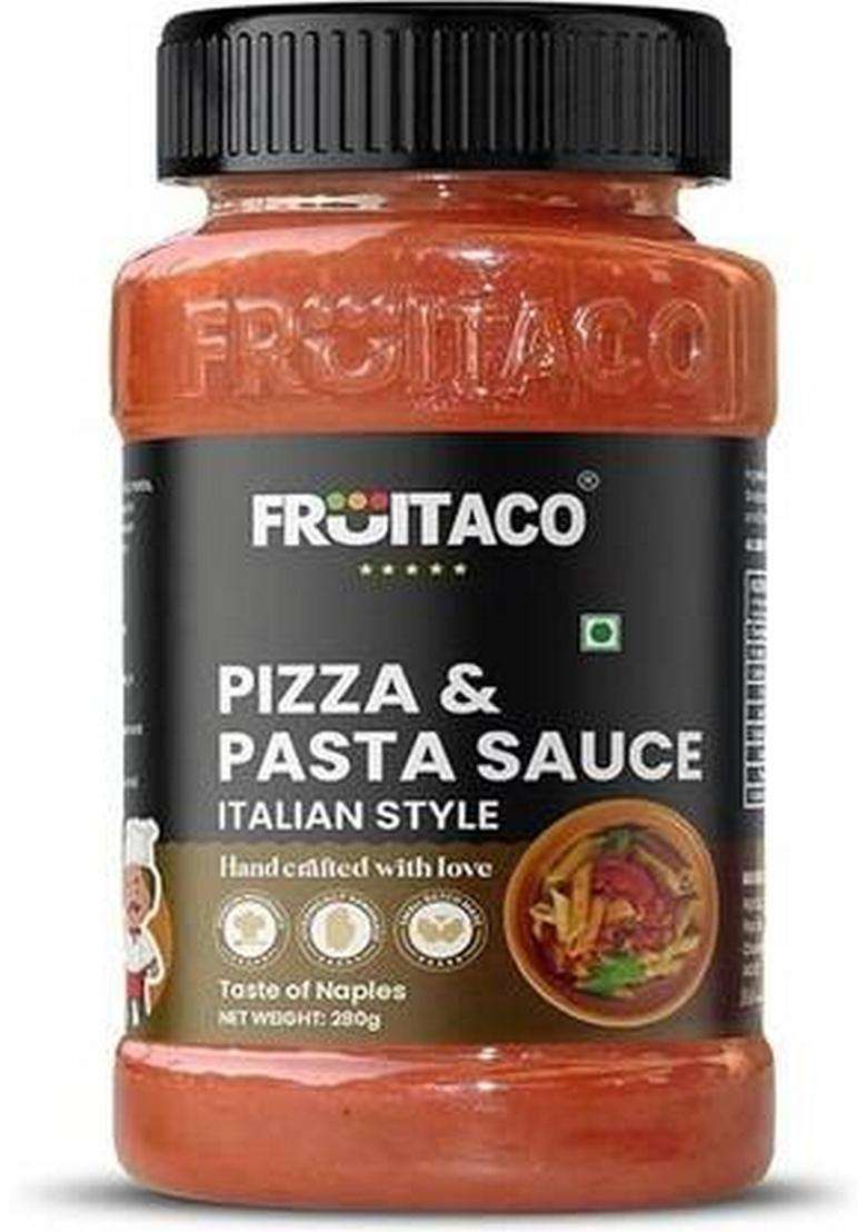 Fruitaco Pizza Pasta Sauce | Authentic Italian-Style Rich Tomato Base (280 G) - Indya