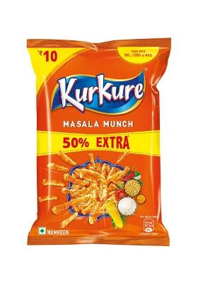 Kurkure Namkeen, Masala Munch, 39.5g/41.5g( weight may vary)