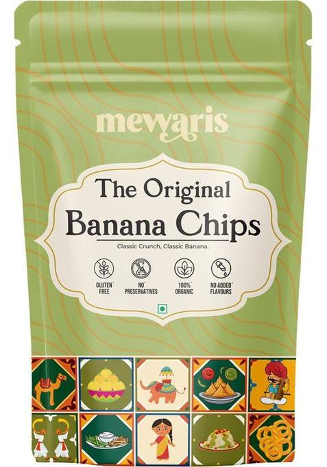 Mewaris Tha Original Crispy Banana Chips Fresh, Tasty & Gluten-Free Traditional Snack (200 G)