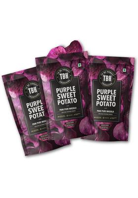 To Be Honest Tbh Vegetable Vacuum Cooked Chips,Purple Sweet Potato With Pani Puri Masala Chips (3 X 35 G)