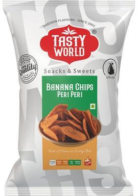 Tasty World Peri Banana Chips (4 X 100 G)