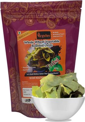 Regulus Whole Wheat Tulsi Chips | Roasted 90Gx3Pack Immuno-Booster (3 X 30 G)