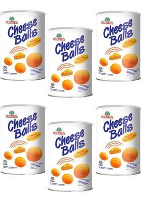 Oriental Cheese Ball - 80 Gm | Ready & Tasty Snack Pack Of 6 (Imported) Chips (6 X G)