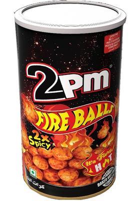 2Pm - Fire Balls Can-Hot & Crunchy-Ready To Eat -125 Gm-Pack Of 1 Chips (125 G)
