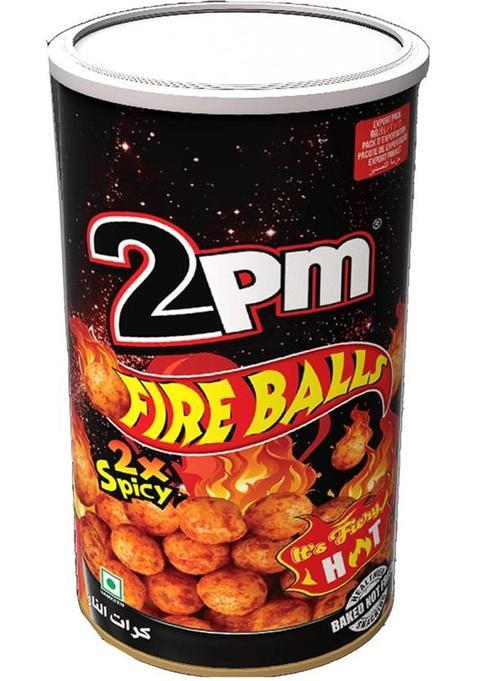 2Pm - Fire Balls Can-Hot & Crunchy-Ready To Eat -125 Gm-Pack Of 1 Chips (125 G)