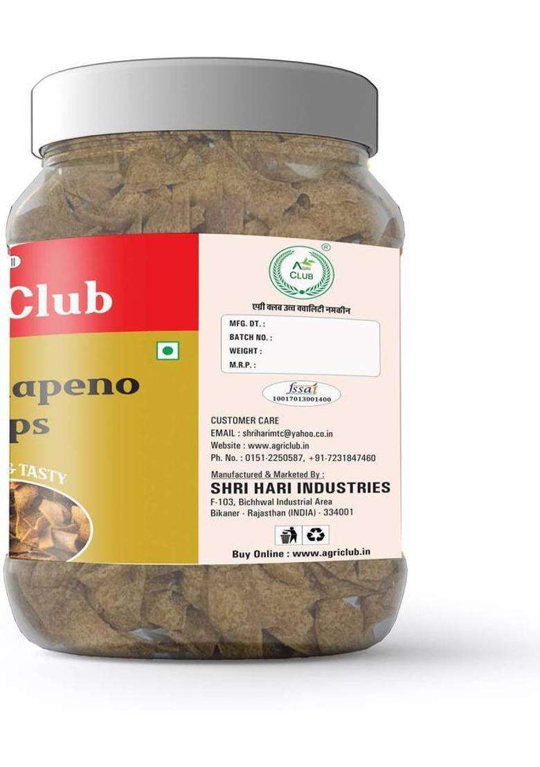 Agri Club Ragi Jalapeno Chips 400Gm (Each 200Gm) (2 X 200 G) - Indya