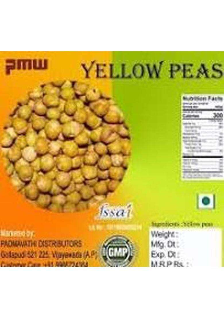 Pmw Roasted Yellow Peas - Batani 100 Grams(Bv) Puffcorn (100 G) - Indya