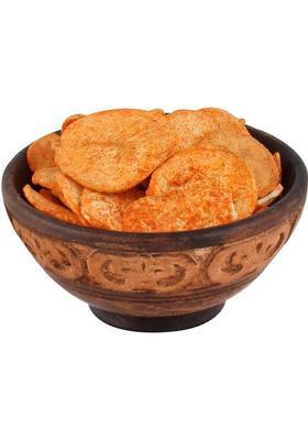 Freshocartz Homemade Rajasthani Famous Aalu Papdi |Potato Chips Spicy Tangy Blended With Red Chilli Spices (100 G)