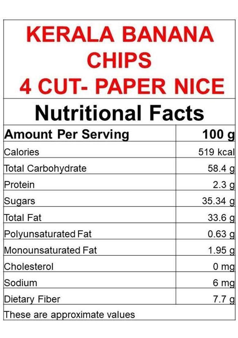 Favoureato Kerala Banana Chips 4 Cut Premium Quality (200 G) - Indya