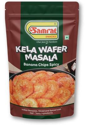 Samrat Kela Wafer Masala- Crispy & Crunchy Banana Chips | Ready-To-Eat Snacks (2 X 149 G)