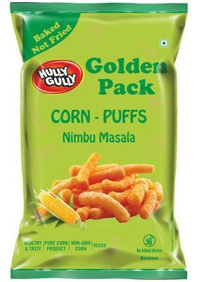Hully Gully Nimbu Masala Corn Puffs Puffcorn (2 X 60 G)