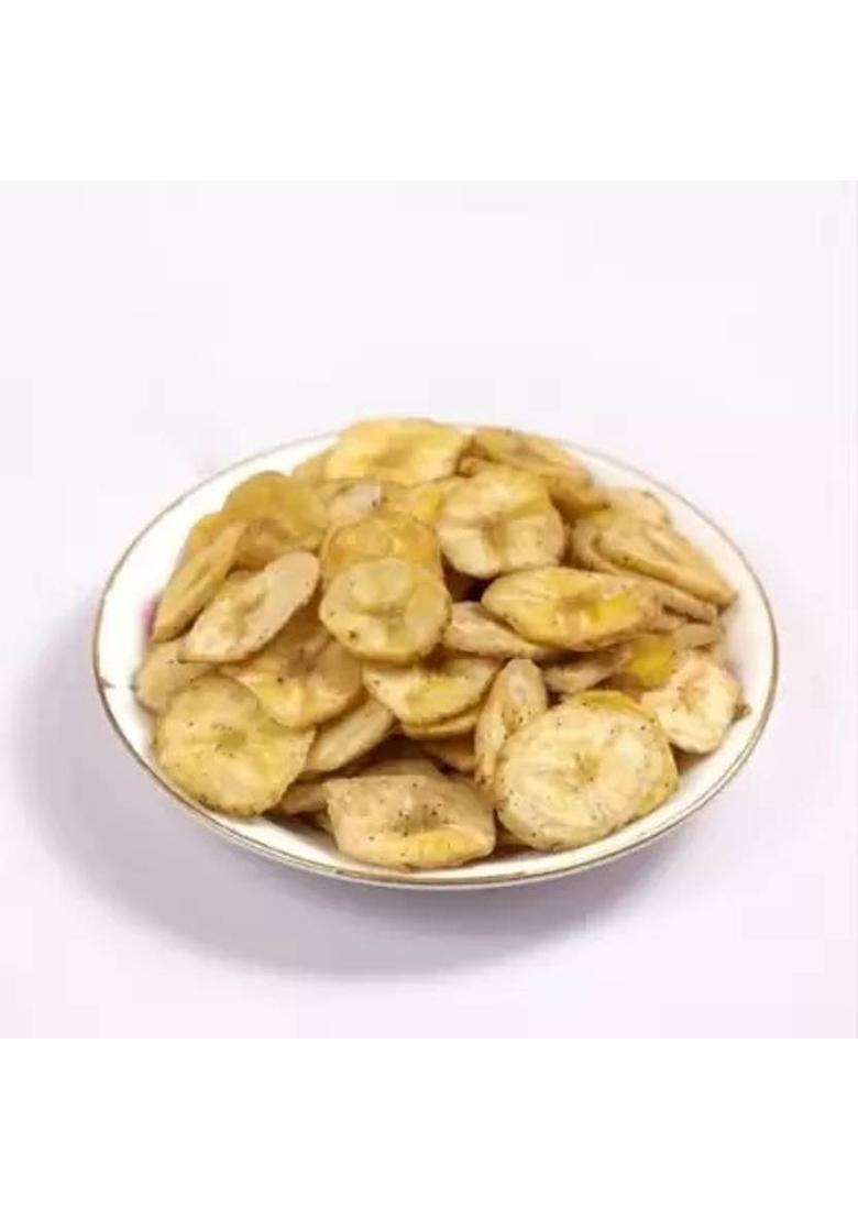 Bharvi Crispy Banana Chips | Black Pepper Masala Wafers Kela (400 G) Pack of 1 - Indya