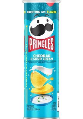 Pringles Cheddar & Sour Cream Potato Crisps (Imported From Usa) Chips (158 G)