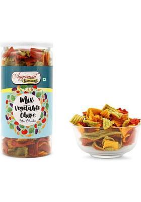 Aggarwalnamkeen Mix Vegetable Chips Bhel Chaska Crunchy | & Tasty (150 G)